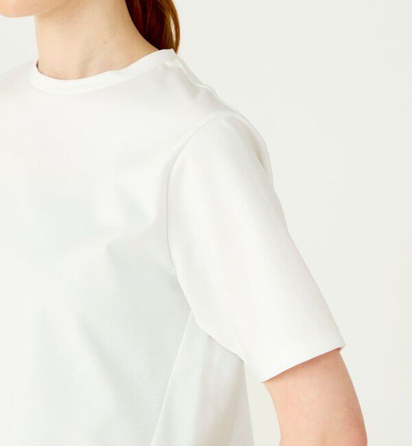 Ballsey「スーピマモクロディ ペプラムTシャツ」|Tシャツ・カットソー|