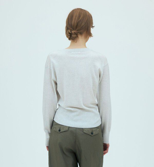 GALERIE VIE「【WEB先行予約】プレーンウール クルーネックプルオーバー」|ニット・セーター|