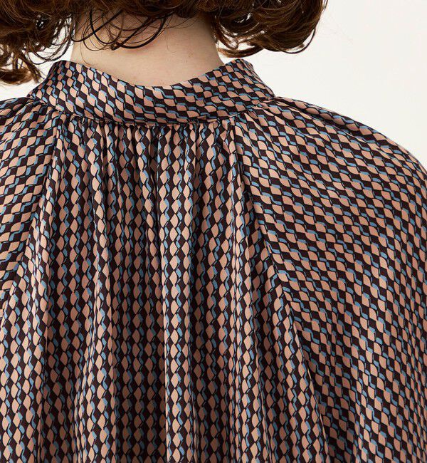 Ballsey「【WEB先行予約】ファンズプリント ボウタイブラウス」|シャツ・ブラウス|