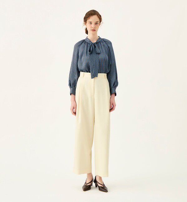 Ballsey「【WEB先行予約】ファンズプリント ボウタイブラウス」|シャツ・ブラウス|