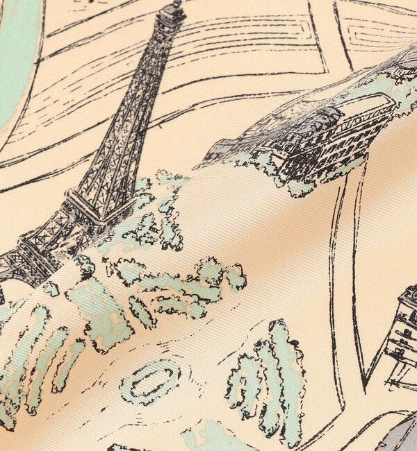 TOMORROWLAND GOODS「MANIPURI PARIS シルクスカーフ」|バンダナ・スカーフ|
