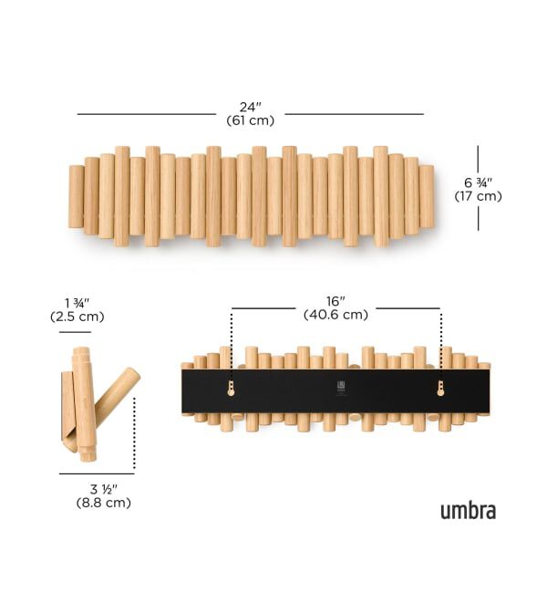journal standard Furniture「《WEB限定》【umbra/アンブラ】 PICKET HOOK　ピケットフック 8連」|その他|