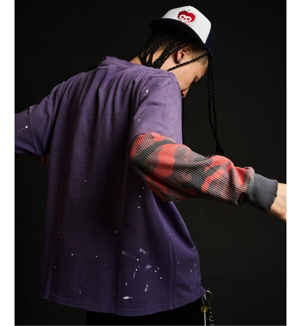 JOINT WORKS「SCREEN STARS 別注 グラインダーワッフル ロンTEE / SCREEN STRAS EX WAFFLE L/S」|Tシャツ・カットソー|