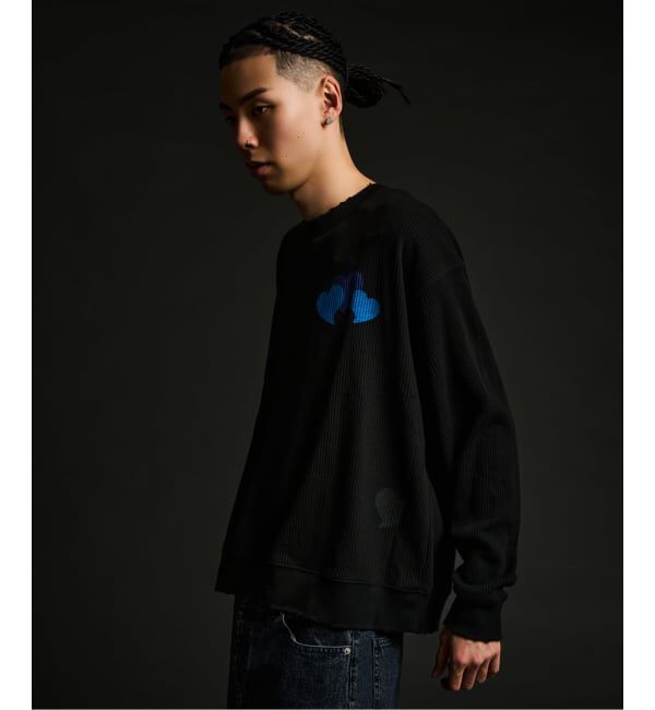 JOINT WORKS「SCREEN STARS 別注 グラインダーワッフル ロンTEE / SCREEN STRAS EX WAFFLE L/S」|Tシャツ・カットソー|