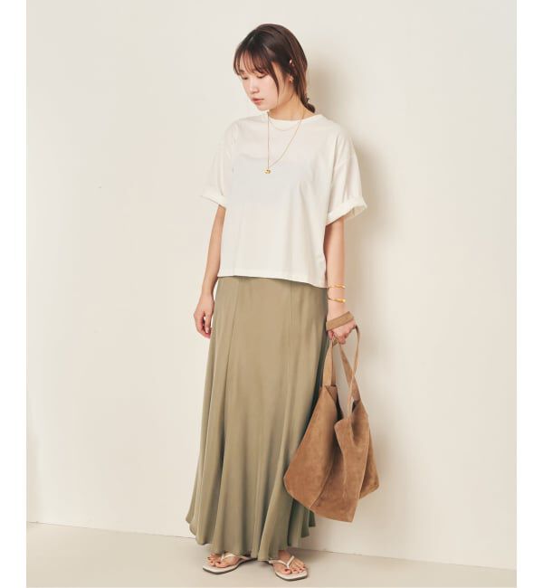 Plage「《追加》Washable Fibril ロングスカート 2」|スカート|