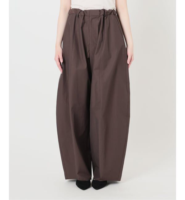 IENA LA BOUCLE「《接触冷感/撥水》IENA LA BOUCLE タッサーパラシュートバルーンスラックス」|スラックス|