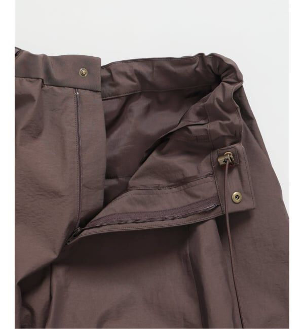 IENA LA BOUCLE「《接触冷感/撥水》IENA LA BOUCLE タッサーパラシュートバルーンスラックス」|スラックス|