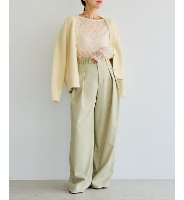 IENA LA BOUCLE「IENA LA BOUCLE ダイヤlaceカットソー」|Tシャツ・カットソー|
