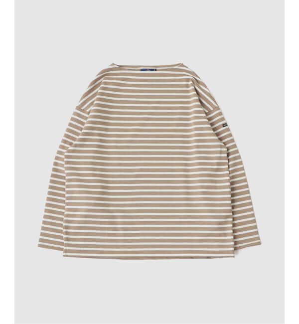 EDIFICE「SAINT JAMES (セントジェームス) 別注 ウエッソン ルーズ ボーダー(サイズ7)」|Tシャツ・カットソー|キャメル