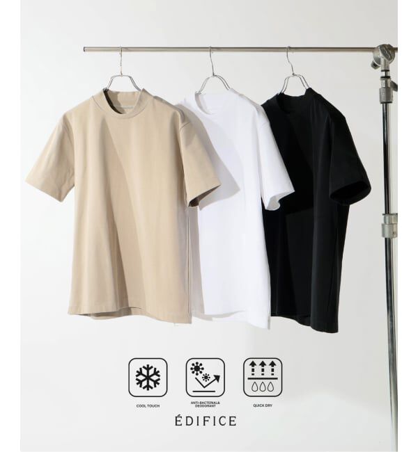 EDIFICE「【EDIFICE ALL-DAY シリーズ】クルーネック Tシャツ《WEB限定》」|Tシャツ・カットソー|