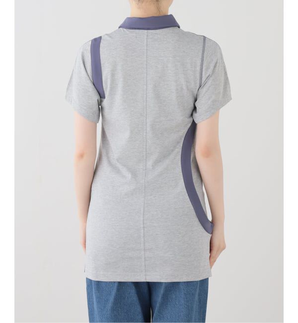 PULP「【Geek Office / ギークオフィス】OPEN YY / Knitted CURVED BUTTON PANEL TEE」|ポロシャツ|
