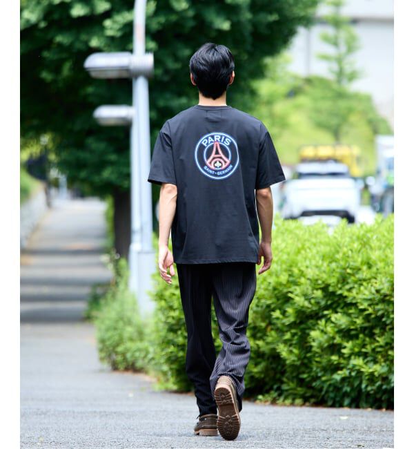 Paris Saint-Germain「【Paris Saint-Germain / パリ・サン＝ジェルマン】 JP NEON EMBLEM TEE」|Tシャツ・カットソー|