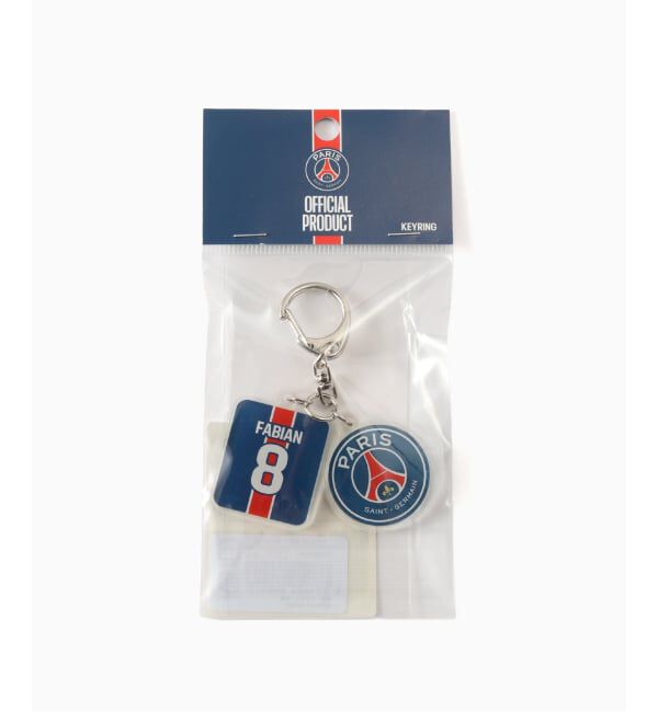 Paris Saint-Germain「【Paris Saint-Germain / パリ・サン＝ジェルマン】 JUSTICE Double Acrylic Charm」|キーケース|グレーB