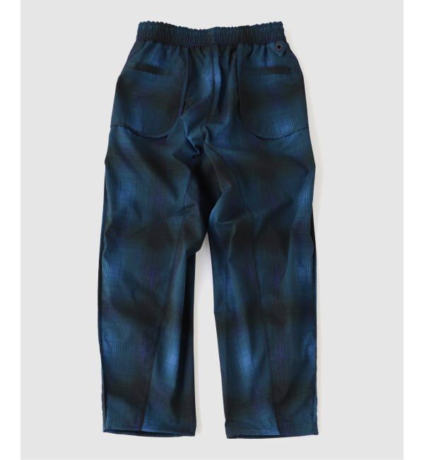 EDIFICE「White Mountaineering(ホワイトマウンテニアリング) OMBRE CHECK 2TUCK PANTS」|スラックス|