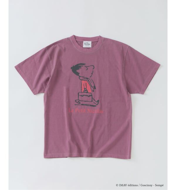 EDIFICE「Le Petit Nicolas (プチ・ニコラ) 別注 FADE Tシャツ」|Tシャツ・カットソー|パープル
