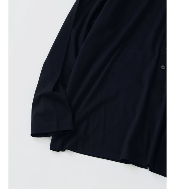 EDIFICE「《予約》Albini（アルビニ）DEEP LINE ヘンリーネックシャツ ロングスリーブシャツ」|Tシャツ・カットソー|