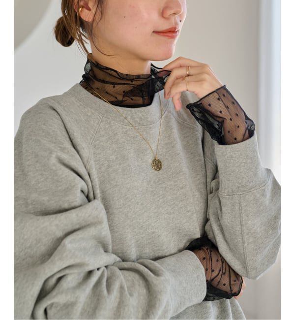 JOURNAL STANDARD relume「《追加》チュールドットハイネック」|Tシャツ・カットソー|