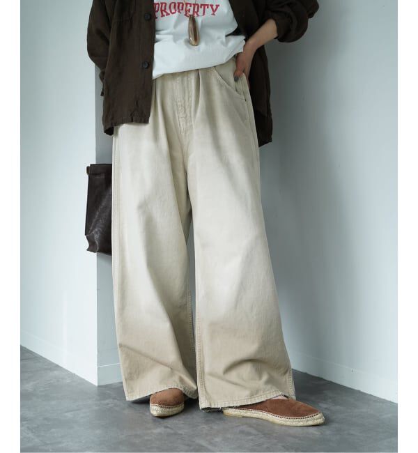 journal standard luxe「オーバーダイ タックワークパンツ」|その他|