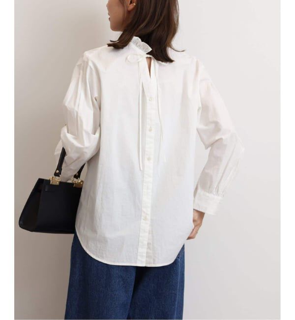 JOURNAL STANDARD relume「《追加6》ハイカウントコットンスタンドカラー2way」|シャツ・ブラウス|
