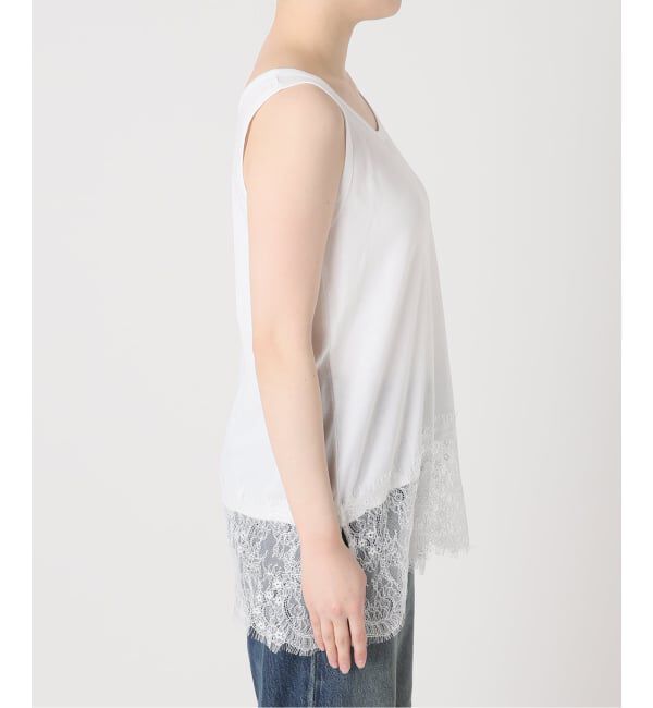 JOURNAL STANDARD「《追加2》レースヘムシアータンク」|Tシャツ・カットソー|