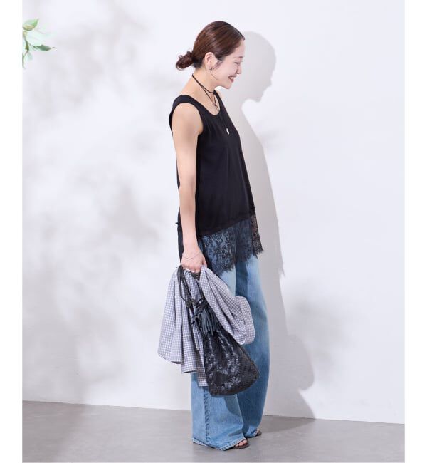 JOURNAL STANDARD「《追加2》レースヘムシアータンク」|Tシャツ・カットソー|
