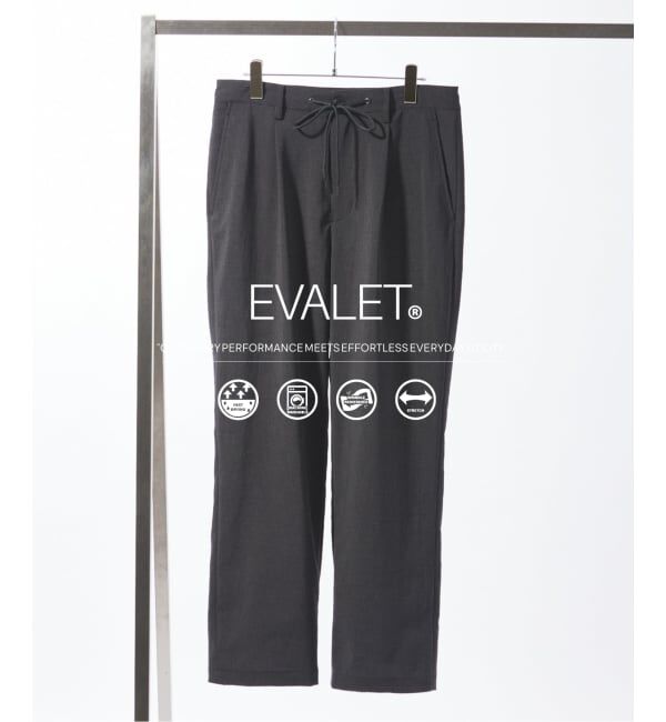 JOURNAL STANDARD「EVALET / エバレット ST イージースラックス "セットアップ着用可能"」|スラックス|ブラック A