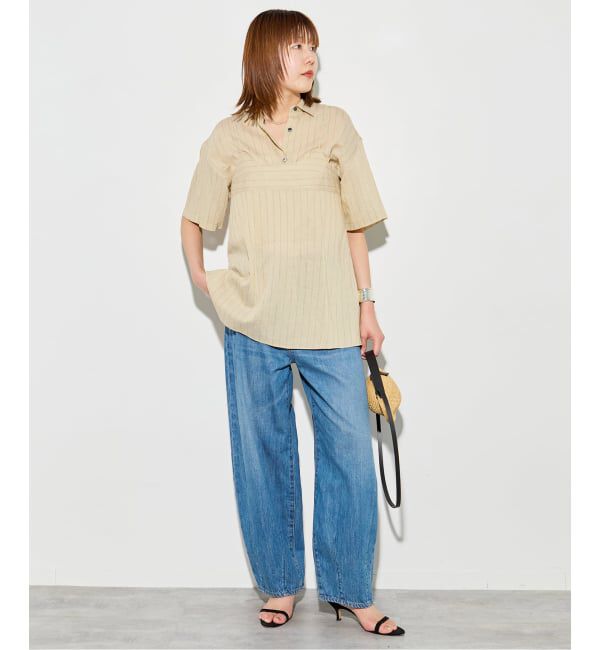 journal standard L'essage「シアーストライプ/無地 シャツ&キャミブラウス」|シャツ・ブラウス|
