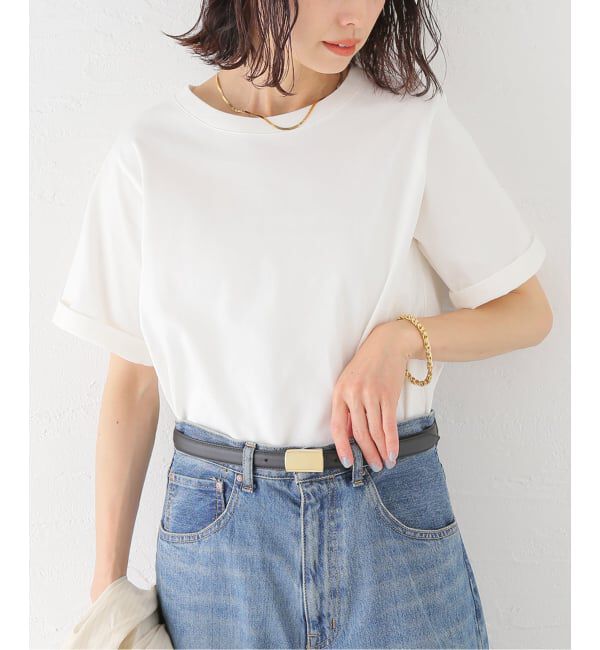 journal standard L'essage「スワイー/ピグメントTシャツ」|Tシャツ・カットソー|