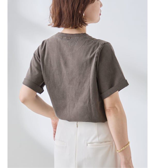 journal standard L'essage「スワイー/ピグメントTシャツ」|Tシャツ・カットソー|