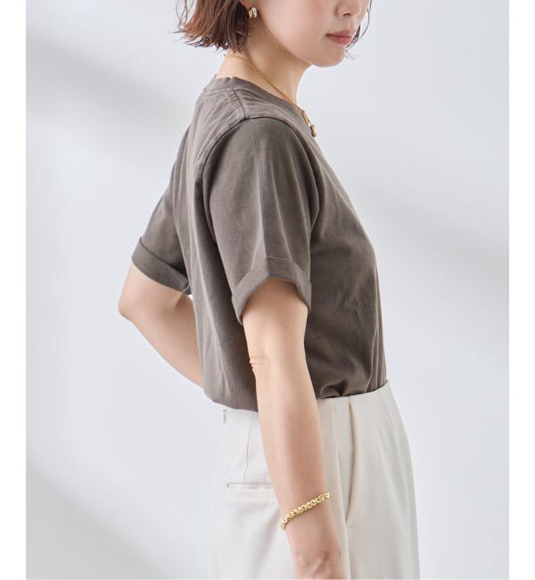 journal standard L'essage「スワイー/ピグメントTシャツ」|Tシャツ・カットソー|