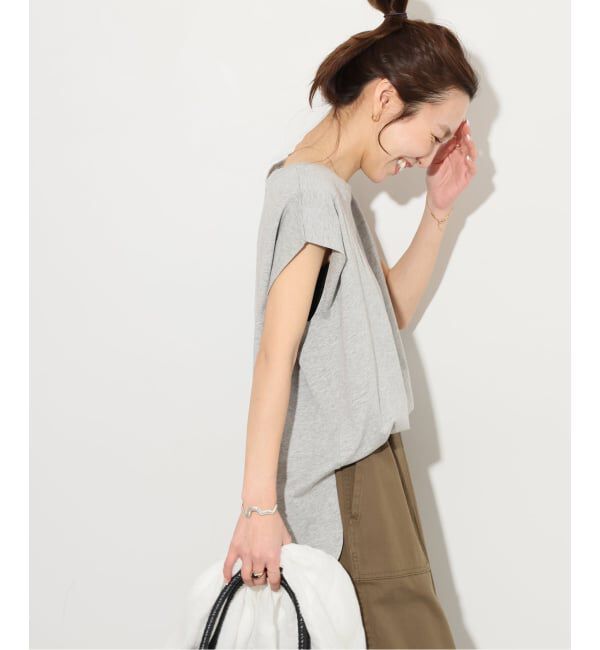 JOURNAL STANDARD relume「《追加》オーガニックコットン汗染み防止タックプルオーバー」|Tシャツ・カットソー|