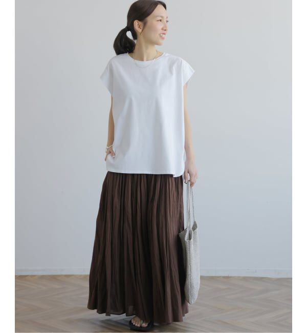 JOURNAL STANDARD relume「《追加》オーガニックコットン汗染み防止タックプルオーバー」|Tシャツ・カットソー|