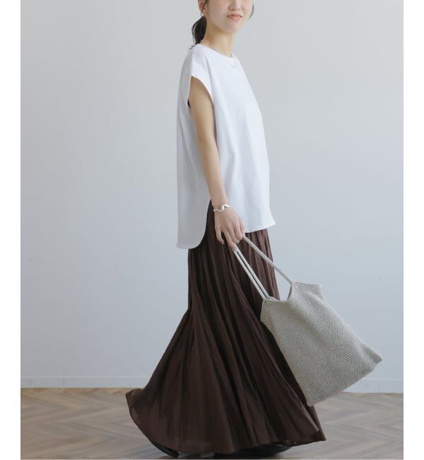 JOURNAL STANDARD relume「《追加》オーガニックコットン汗染み防止タックプルオーバー」|Tシャツ・カットソー|