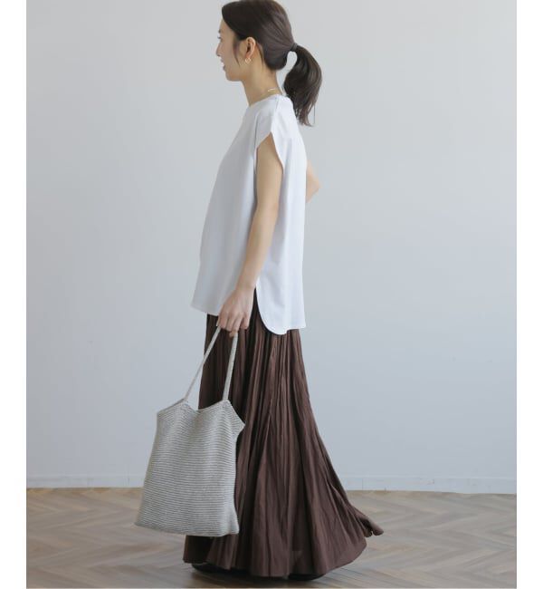 JOURNAL STANDARD relume「《追加》オーガニックコットン汗染み防止タックプルオーバー」|Tシャツ・カットソー|