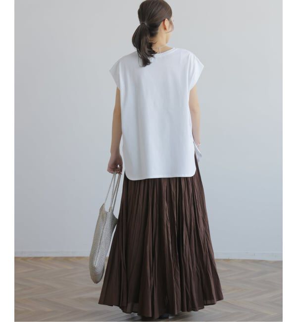 JOURNAL STANDARD relume「《追加》オーガニックコットン汗染み防止タックプルオーバー」|Tシャツ・カットソー|
