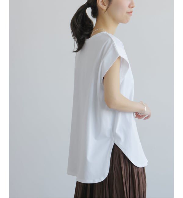 JOURNAL STANDARD relume「《追加》オーガニックコットン汗染み防止タックプルオーバー」|Tシャツ・カットソー|
