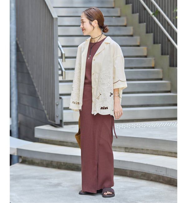 JOURNAL STANDARD「フラワーエンブロイダリースカラップ シャツ」|シャツ・ブラウス|