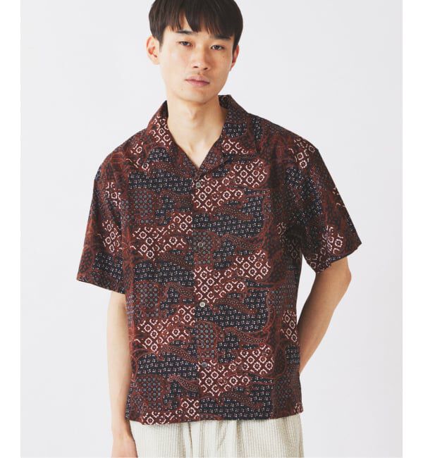 JOURNAL STANDARD relume「インドネシア バティック オープンカラー 半袖シャツ」|シャツ・ブラウス|