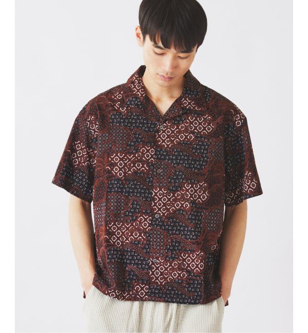 JOURNAL STANDARD relume「インドネシア バティック オープンカラー 半袖シャツ」|シャツ・ブラウス|