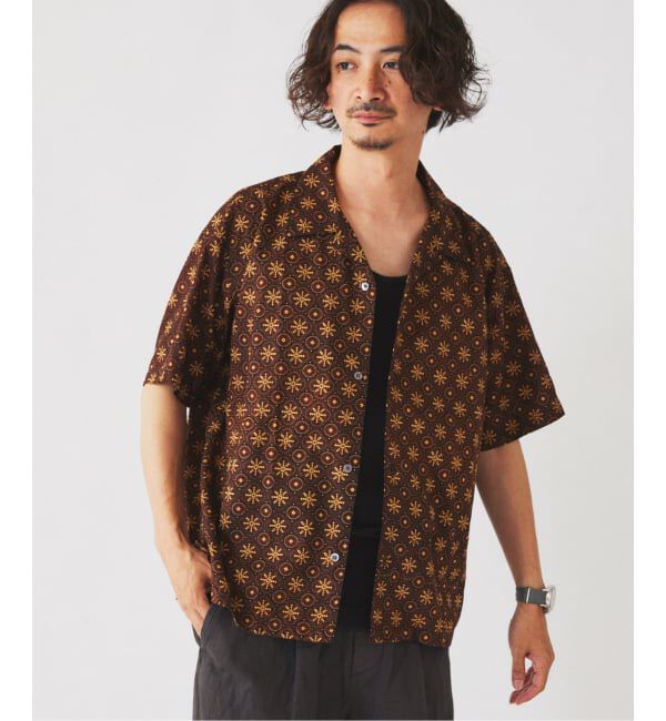 JOURNAL STANDARD relume「インドネシア バティック オープンカラー 半袖シャツ」|シャツ・ブラウス|