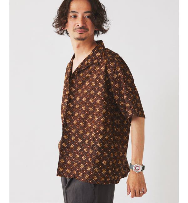 JOURNAL STANDARD relume「インドネシア バティック オープンカラー 半袖シャツ」|シャツ・ブラウス|