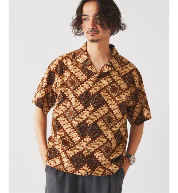 JOURNAL STANDARD relume「インドネシア バティック オープンカラー 半袖シャツ」|シャツ・ブラウス|