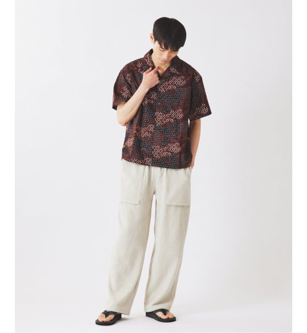 JOURNAL STANDARD relume「インドネシア バティック オープンカラー 半袖シャツ」|シャツ・ブラウス|