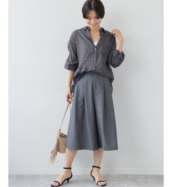 JOURNAL STANDARD relume「シャーリングチェックシャツ」|シャツ・ブラウス|