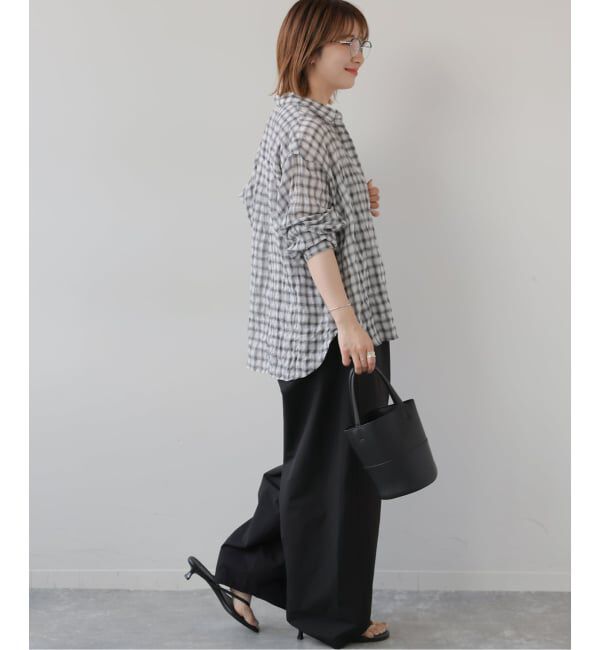JOURNAL STANDARD relume「シャーリングチェックシャツ」|シャツ・ブラウス|