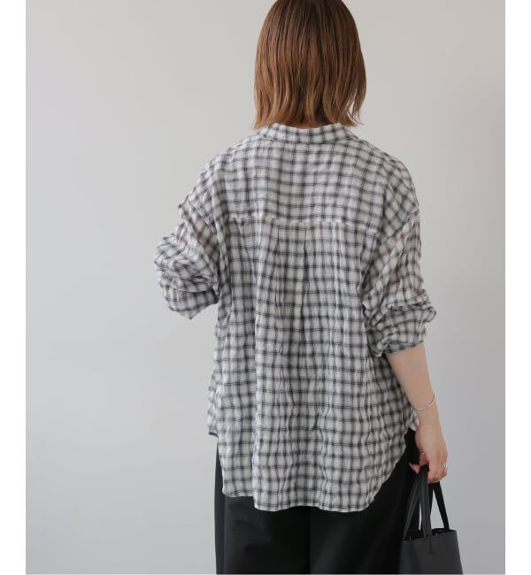 JOURNAL STANDARD relume「シャーリングチェックシャツ」|シャツ・ブラウス|