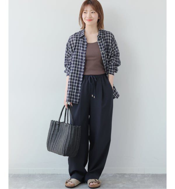 JOURNAL STANDARD relume「シャーリングチェックシャツ」|シャツ・ブラウス|