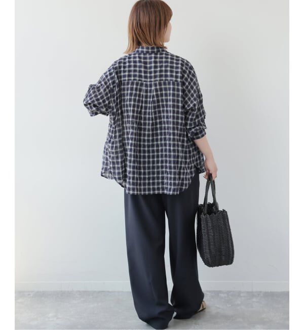 JOURNAL STANDARD relume「シャーリングチェックシャツ」|シャツ・ブラウス|