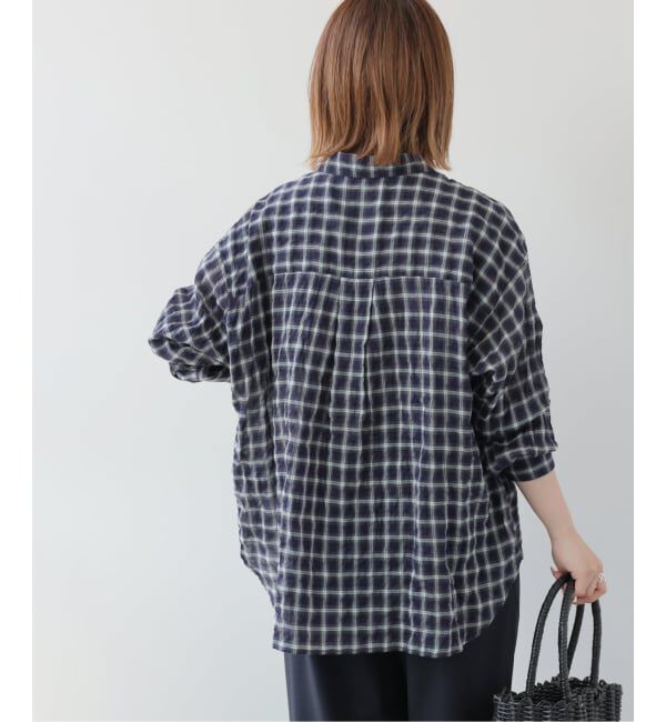 JOURNAL STANDARD relume「シャーリングチェックシャツ」|シャツ・ブラウス|