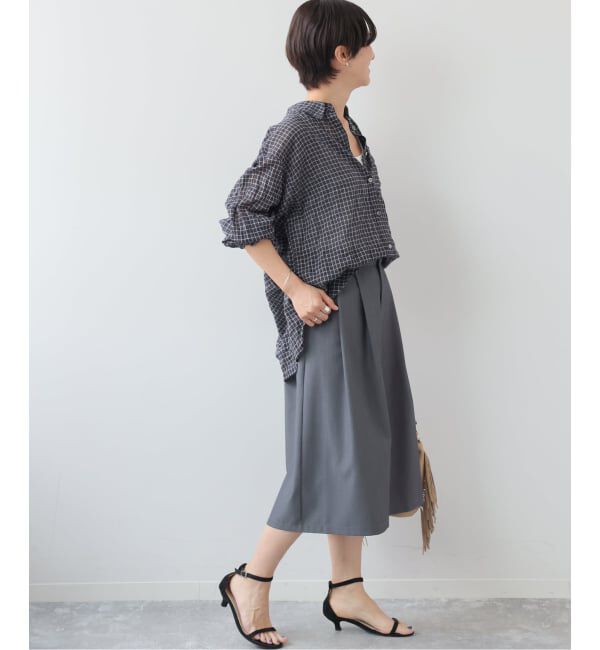JOURNAL STANDARD relume「シャーリングチェックシャツ」|シャツ・ブラウス|